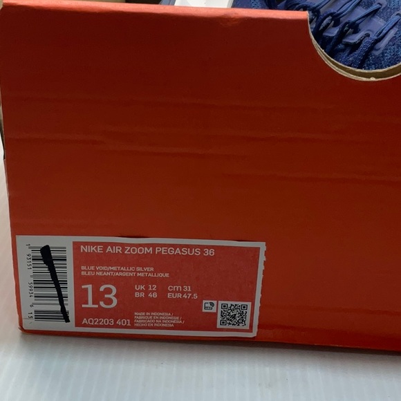 Nike men air zoom Pegasus 36 size 13 - Picture 5 of 5